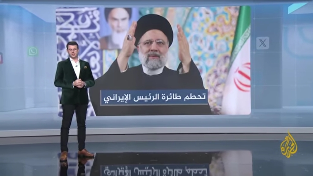 شاهد ..قناة الجزيرة تكشف تفاصيل تحطم طائرة الرئيس الإيراني إبراهيم رئيسي ومرافقية