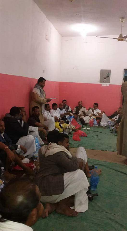 أمسية رمضانية بحجه ..شاهد ماذا قال الحاشدي لقيادة المؤتمر بمديرية المفتاح