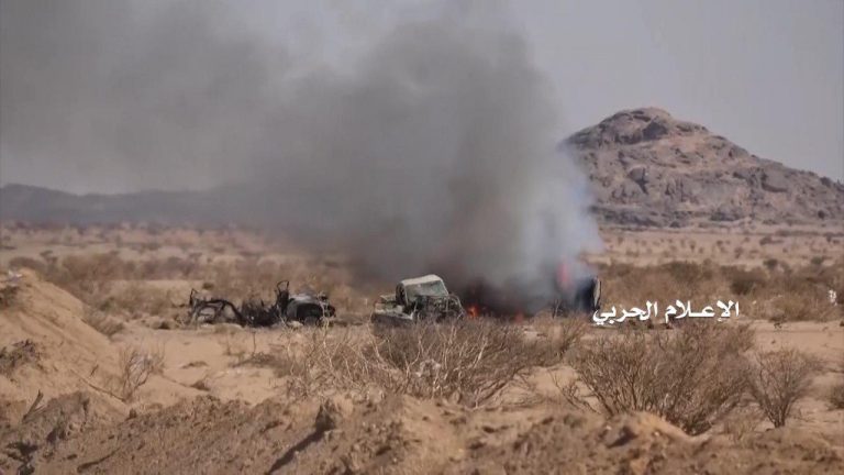 مشاهد مروعة أرعبت تحالف العدوان لمحرقة كبرى لقواته بمحافظة الجوف 