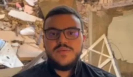 شاهد بالفيديو ...نجل الأمين الشهيد حسن نصرالله يظهر في فيديو يعلن النصر