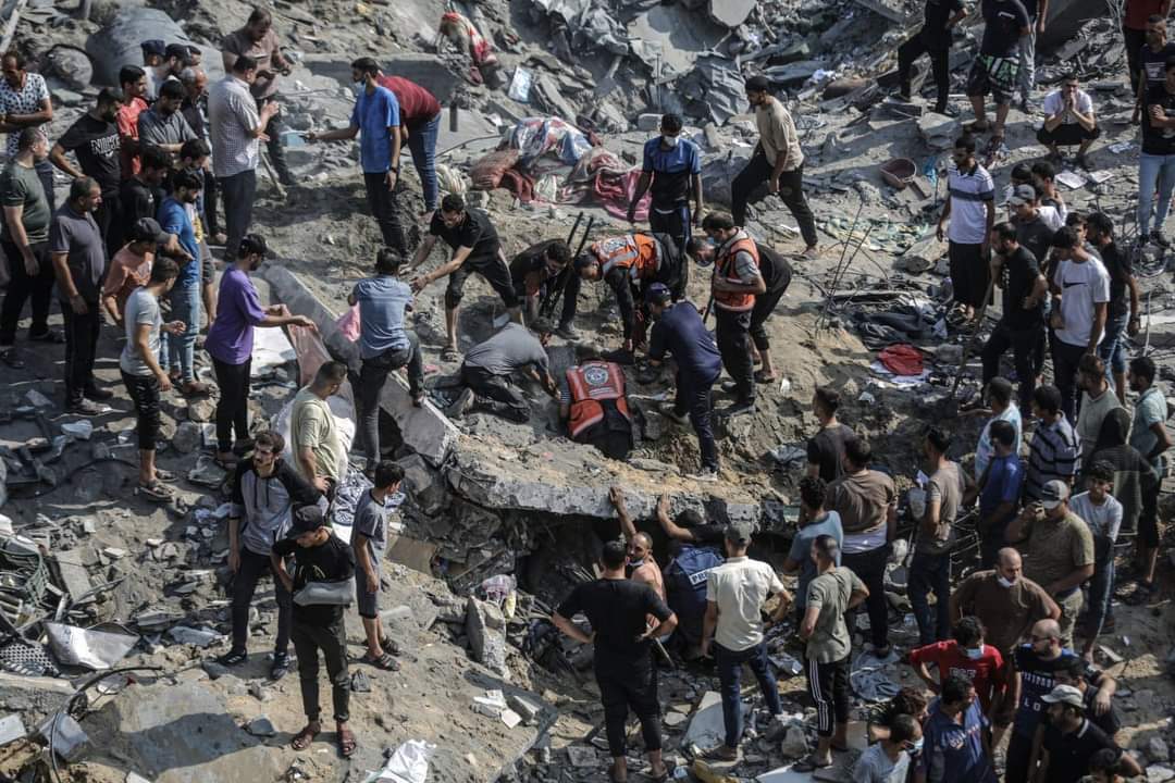 جزء من جرائم الكيان الغاصب في القطاع خلال ال27يوم الماضيه ..
