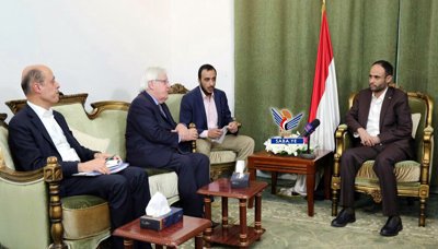 رئيس الجمهورية يستقبل المبعوث الأممي بصنعاء 