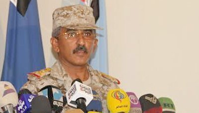 الناطق الرسمي بإسم القوات المسلحة يؤكد بأن القوة الصاروخية ماضية في تنفيذ مشروع الشهيد الرئيس الصماد