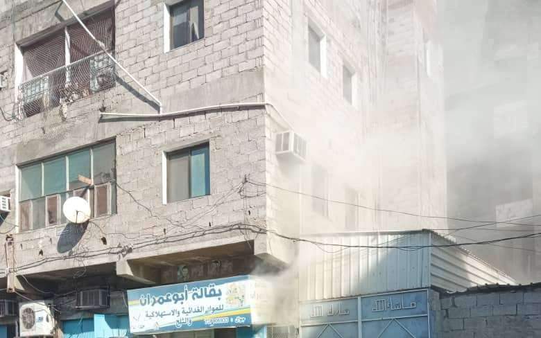 حريق هائل يلتهم عمارة سكنية بالعاصمة ..