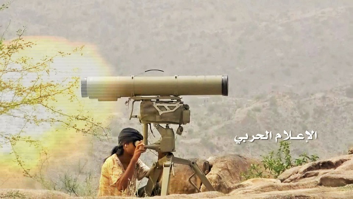 تدمير آليتين عسكريتين سعوديتين في جيزان