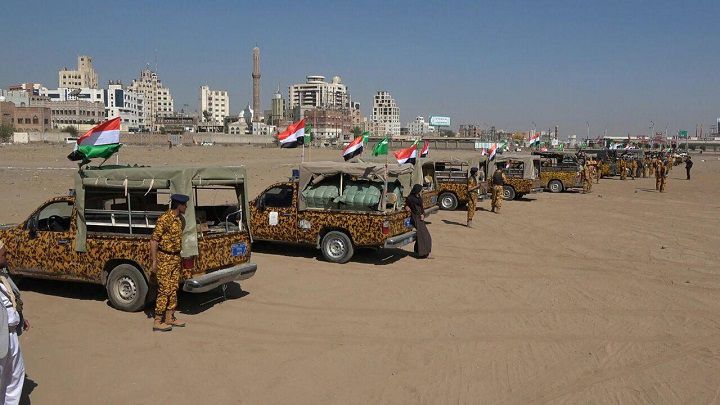 قيادة الإدارة العامة لحراسة المنشآت تسير قافلة للجبهات بمناسبة المولد النبوي