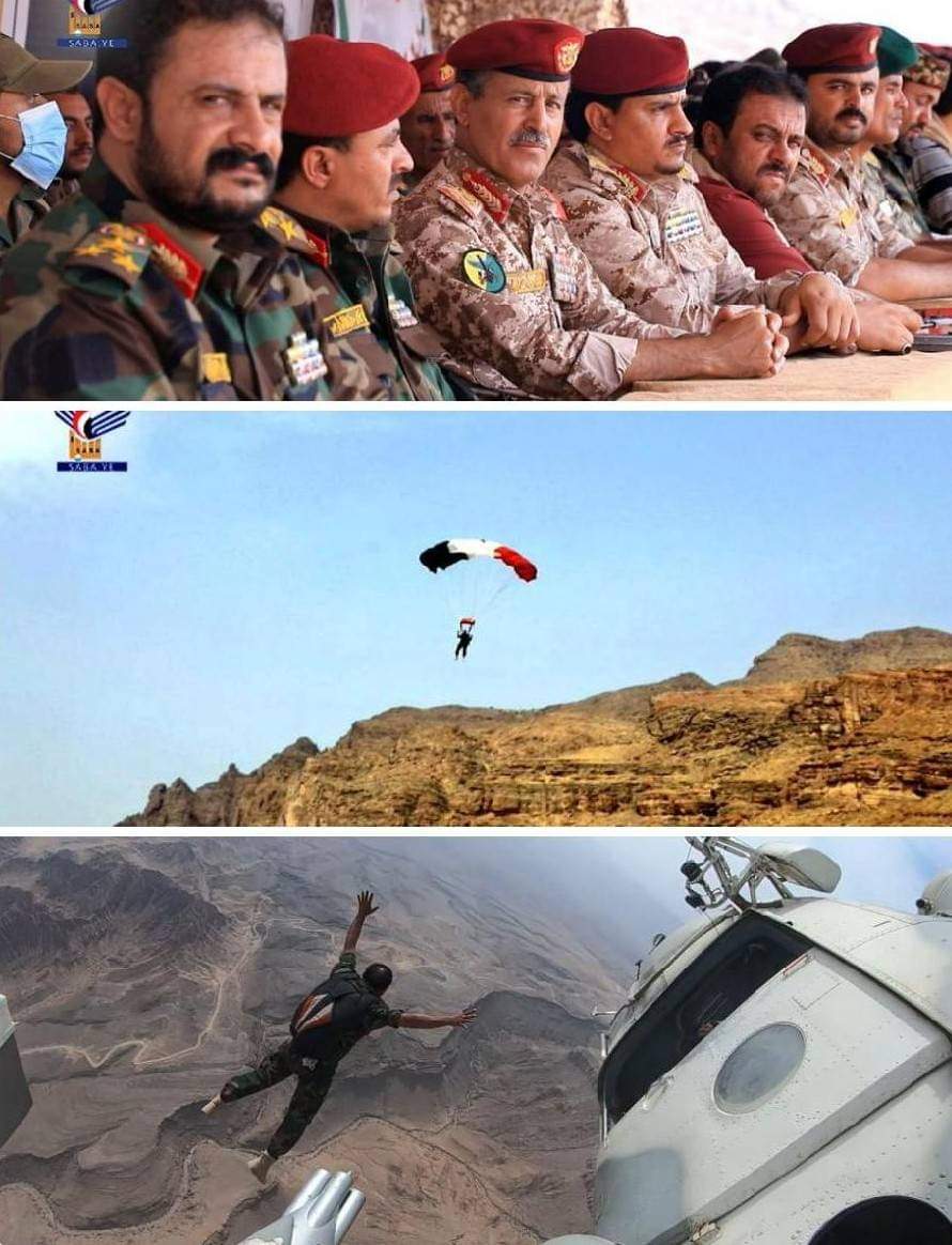 عرض عسكري جديد لقوات صنعاء في المنطقة العسكرية المركزية ب مأرب .. ووزير الدفاع يصدر تصريحات نارية