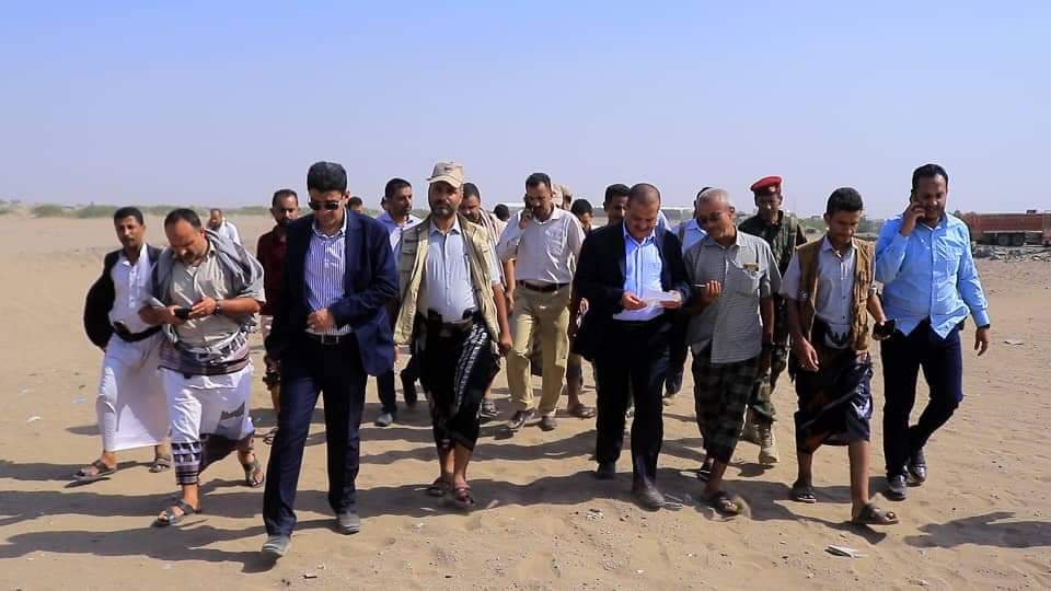 الحديده : الدرة وقحيم يدشنان العمل في مشروع إنشاء ميناء بري لشاحنات النقل الثقيل