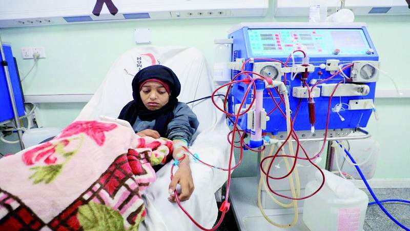 صنعاء : تنصل الصحة العالمية يهدد حياة مرضى الفشل الكلوي
