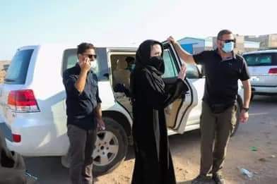 أنجلينا جولي ترفض اعتذار مدير مطار عدن  .. صور + تفاصيل