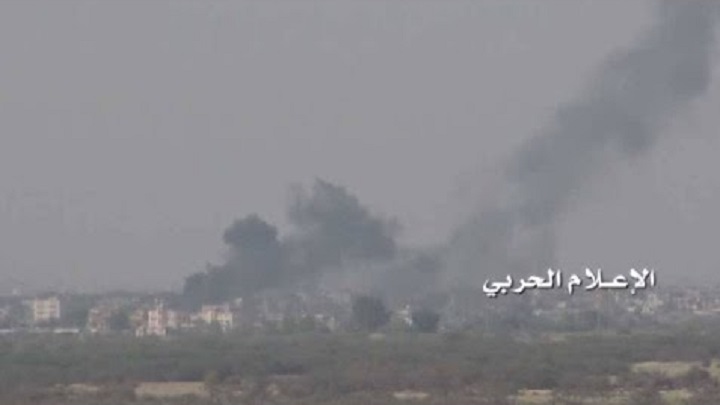 استهداف آلية محملة بمرتزقة الجيش السعودي في منفذ الطوال الحدودي بجيزان