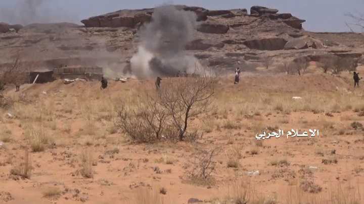 عملية إغارة على موقع مستحدث للمرتزقة ومقتل قائد الموقع ومن فيه.. صوره