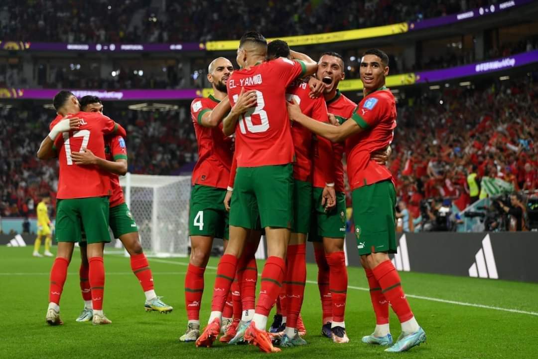 المغرب تضع قدما لأول مرة بالتاريخ العربي الأفريقي في نصف نهائي كأس العالم بعد الفوز علي البرتغال