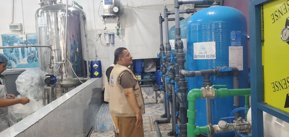 هيئة المواصفات بحجة تنفذ حملة رقابية على المنشآت الصناعية والغذائية ومحطات مياه الشرب