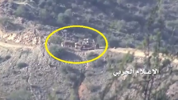تدمير جرافة وقصف معسكرات ومواقع سعودية في جيزان