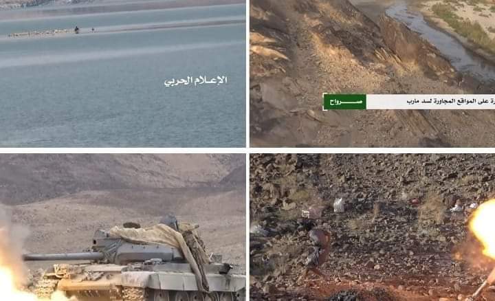 شاهد بالصور والخريطه .. قوات صنعاء اصبحت على مشارف مدينه مأرب من عدة جهات والعميد سريع يكشف تفاصيل العملية العسكرية بمحافظة مأرب