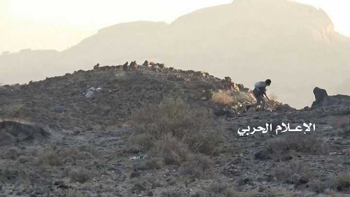 عملية إغارة على مواقع للمرتزقة في البيضاء وتدمير آلية بحجة