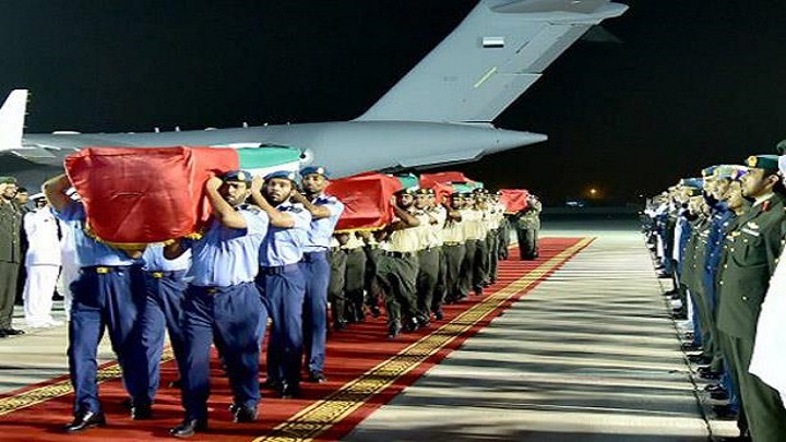 ورد الان بالاسم والصوره ..وكالة عالمية تكشف مكان مقتل الجنود الستة الإماراتيين في اليمن