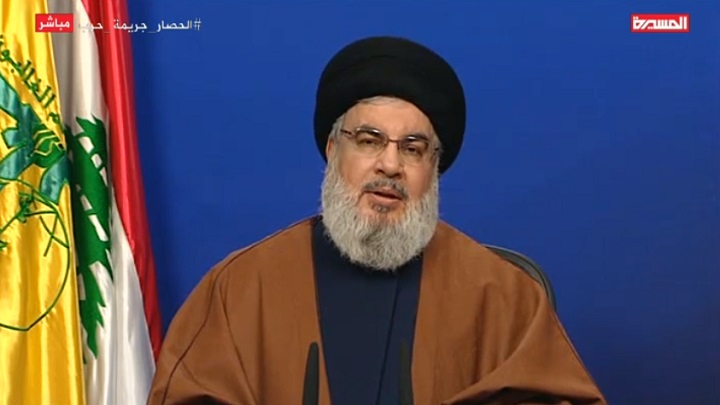 الأمين العام للحزب الله : يتحدث عن أخر المستجدات في لبنان والمنطقة