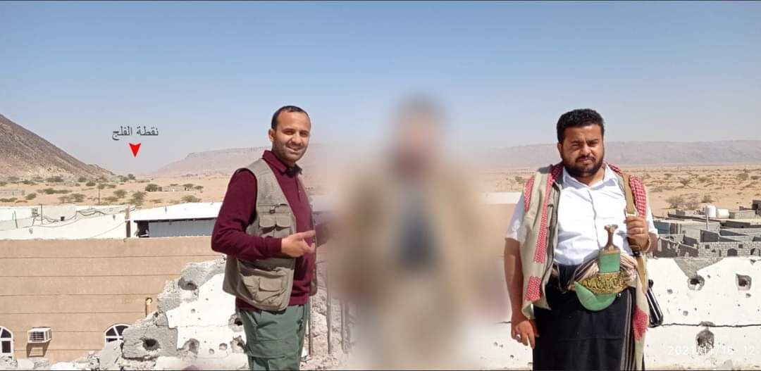 وردنا الآن .. أولى الصور من نقطة الفلج وظهور وكيل وزارة الإعلام اليمنية ...