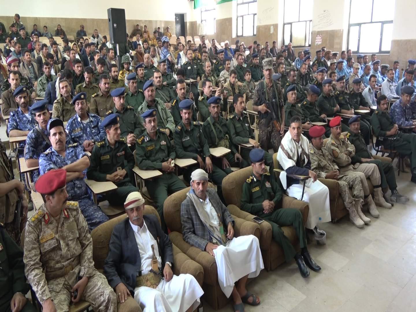 عمران - حفل تكريم لقيادة شرطة المحافظة واسر شهداء الأمن