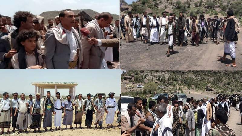 بالصور .. في جبهات حجة والضالع وتعز والبيضاء .. زيارات عيدية للمرابطين