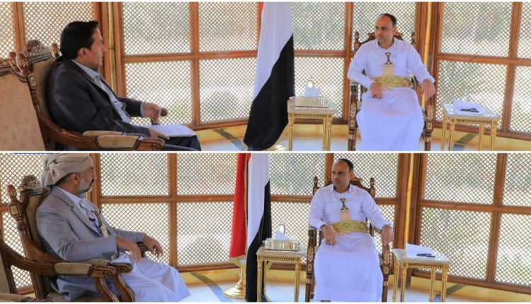 توجيهات عاجلة من رئيس الجمهورية المشير مهدي المشاط خلال لقائه عدد من قيادات الدولة