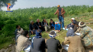 تدريب مزارعي مديرية عنس حول الاستخدام الآمن للمبيدات بمحافظة ذمار  ..