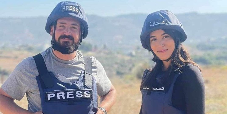 شاهد بالصورة .. إستشهاد طاقم قناة الميادين جنوب لبنان بغارة إسرائيلية أثناء تغطيتهم الصحفية
