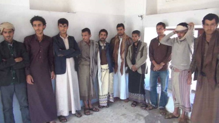 الاجهزة الامنية تلقى القبض على مخدوعين ومرتزقة في البيضاء ( صوره )
