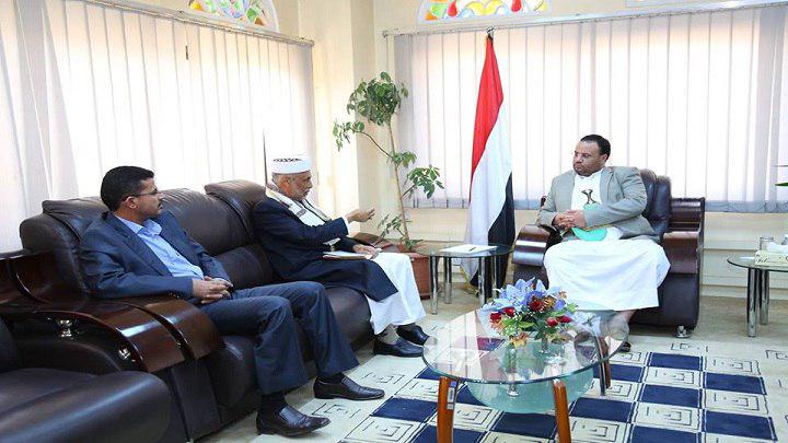 الرئيس صالح الصماد يحث على ضرورة التنسيق بين المؤسسة القضائية والنيابة العامة لمعالجة قضايا المواطنين