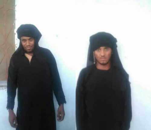 بالصورة..فضحية مدوية القبض على مرتزقة حاولوا الهروب من جبهات القتال بملابس نسائية
