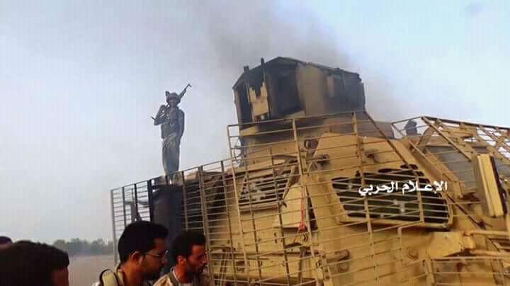 الساحل الغربي : صورمن جولة الاعلام الحربي على الآليات التي تم تدميرها واحراقها بالولاعات في الفازة