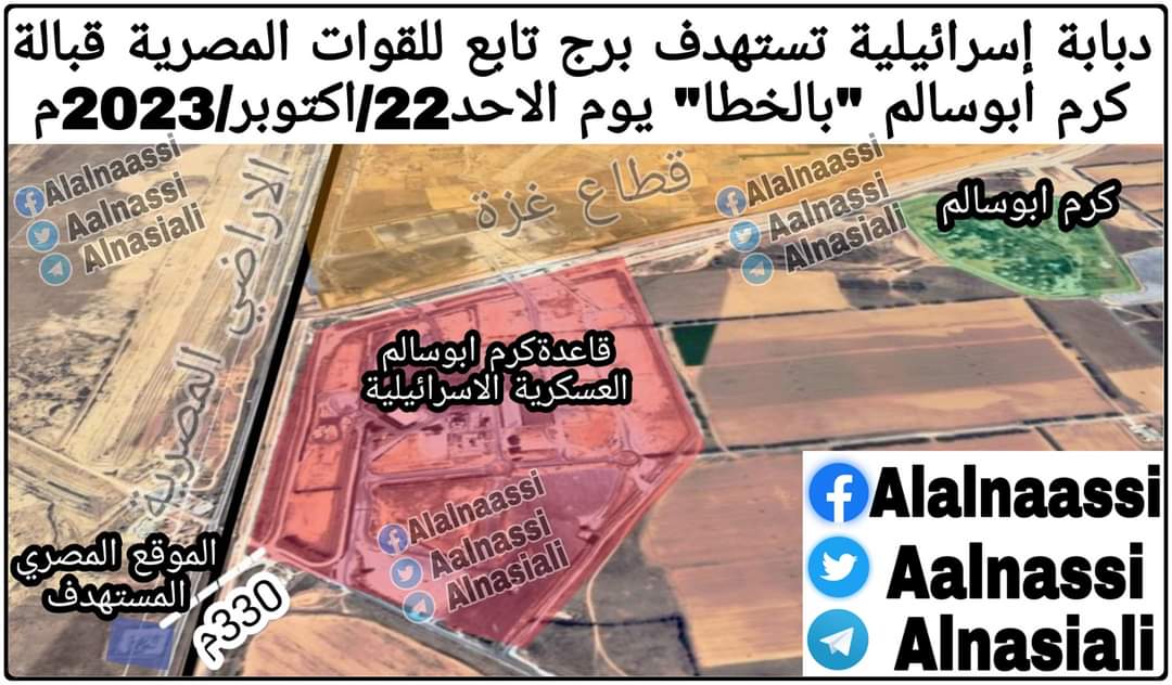 بالخريطة  : فضيحة الاستهداف الإسرائيلي الى جرح فية 9جنود مصريين ..