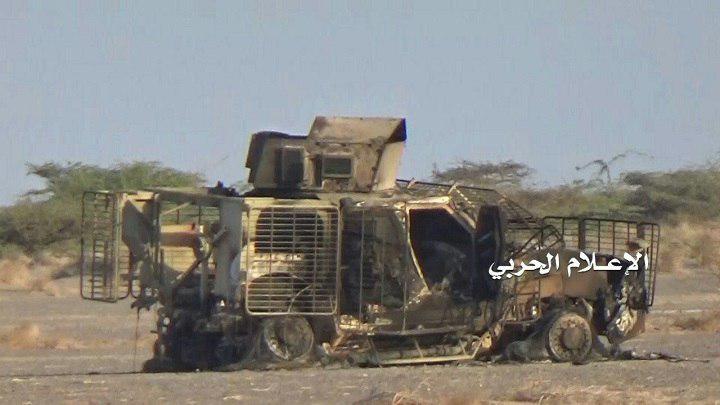 استهداف طقمين محملين بمرتزقة الجيش السعودي ودك تجمعاتهم بعسير