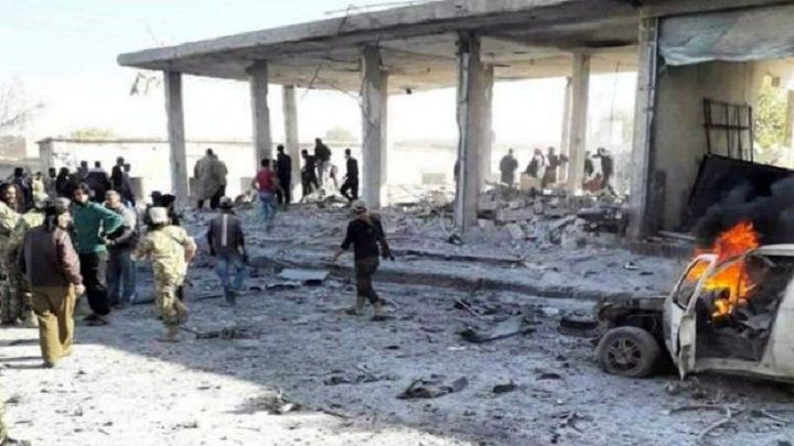 في مكان تواجد التكفيريين والاحتلال.. شهداء وجرحى بانفجار سيارة مفخخة في شارع الصناعة ..تفاصيل