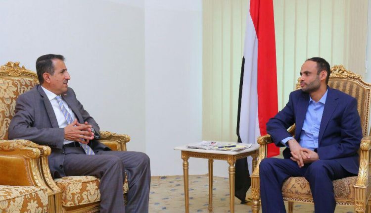 رئيس المجلس السياسي يلتقي نائب رئيس الوزراء لشؤون الدفاع والأمن اللواء الركن جلال الرويشان