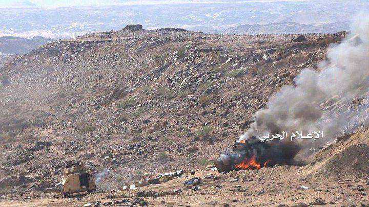 إغارة وتدمير مدرعة في نجران وعسير