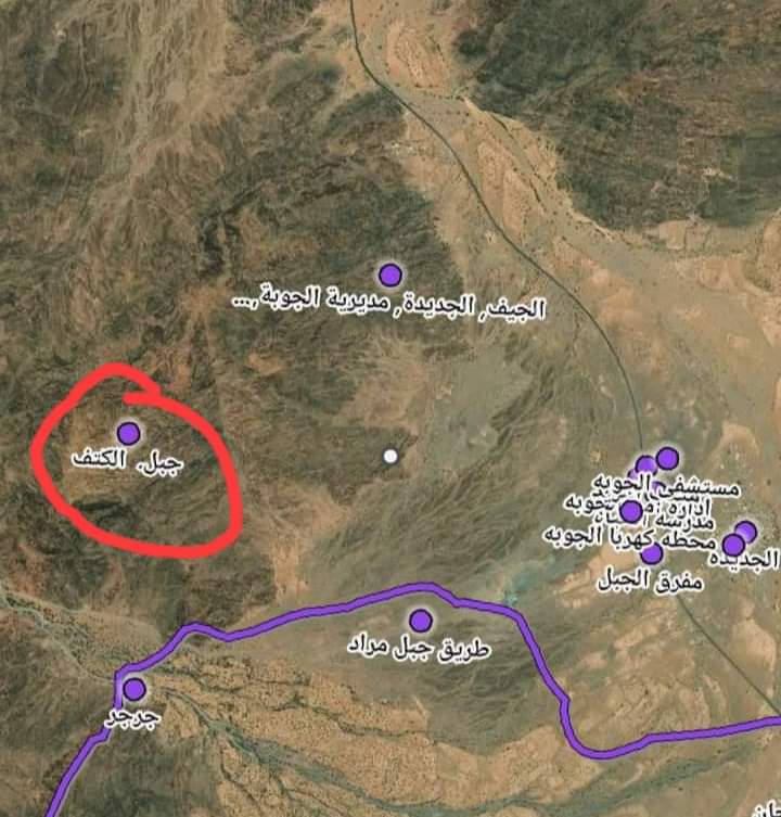 بالخريطه  .. قوات صنعاء تسيطر على الجبل الاستراتيجي المطل على آخر خط إمداد قوات هادي من مفرق الساحل  بمارب ... ( اسم الجبل )