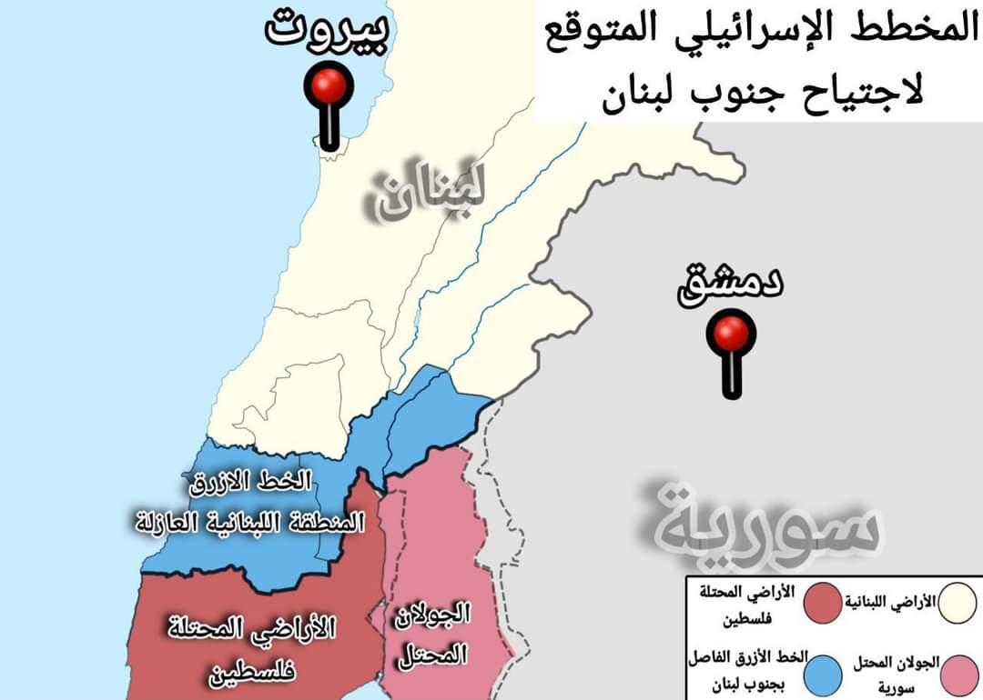 النسي بالخريطة : محاولة لقراءة الحرب على لبنان ..