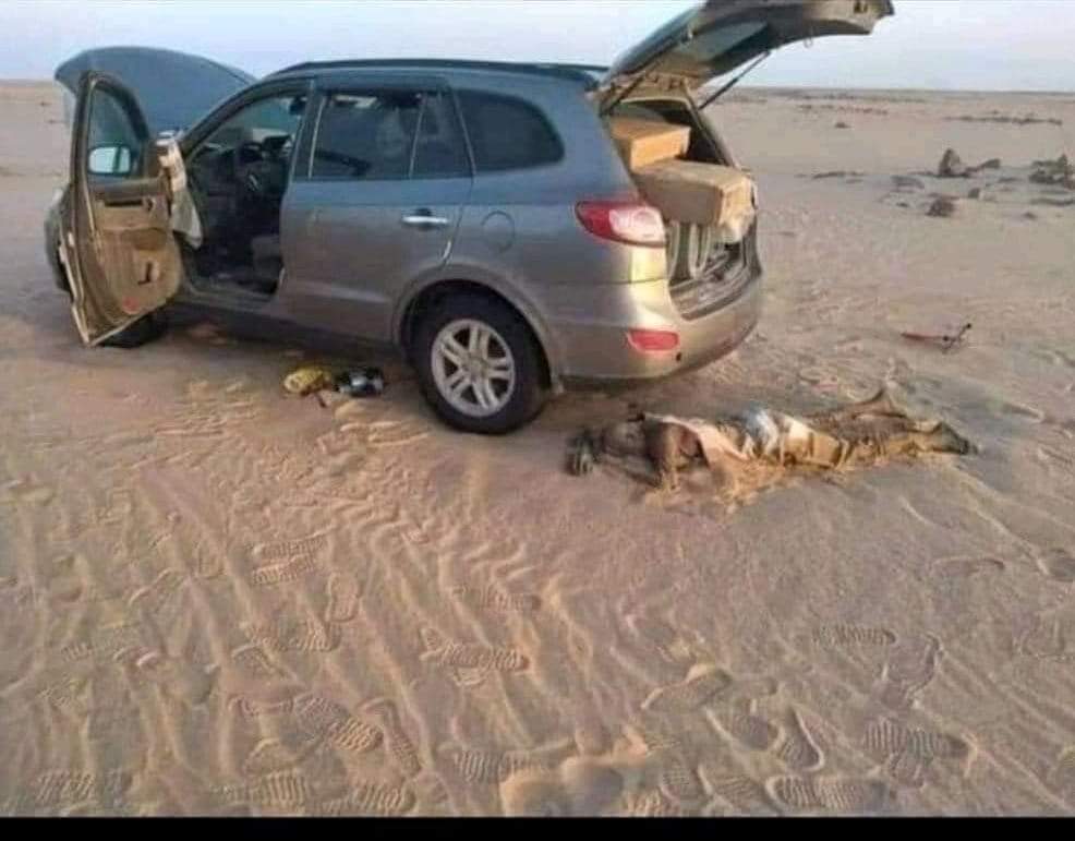 العثور على جثة مغترب يمني في صحراء الجوف .. صور