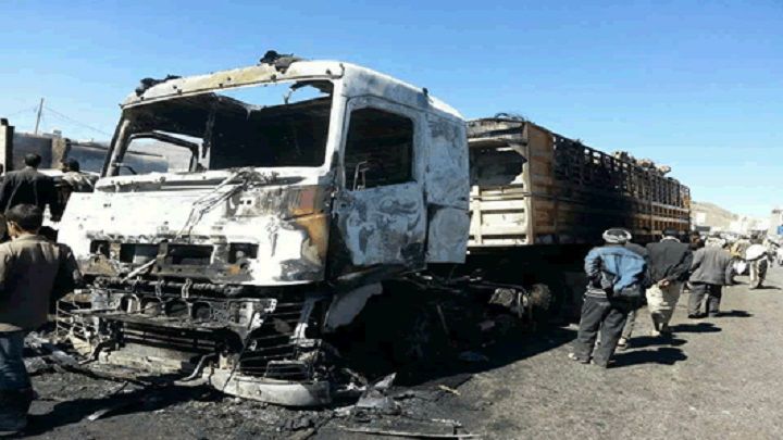 إحصائية لأضرار وخسائر النقل البري في اليمن جراء العدوان