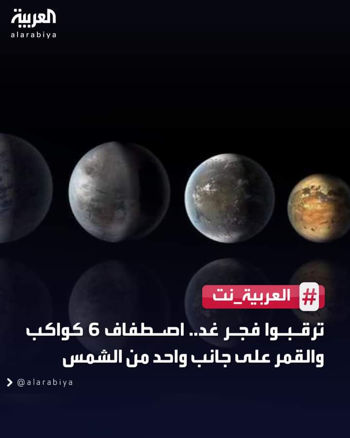 ظاهرة فلكية نادرة ستظهر قبل شروق الشمس صباح يوم غد الأربعاء والعالم في ترقب ..