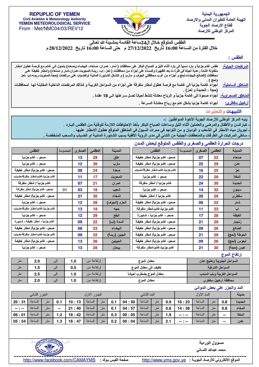 الفلكي الشوافي: ليلة مميزة للمزارعين .. وهذا ما توقعه الارصاد خلال ال٢٤ساعة القادمة ...