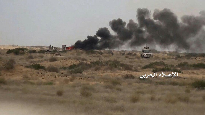 مصرع  آليتين محملتين بالمرتزقة في صحراء ميدي