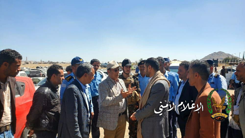 مدير عام المرور يتفقد أماكن ترسيم وترقيم الدراجات النارية بأمانة العاصمة ...