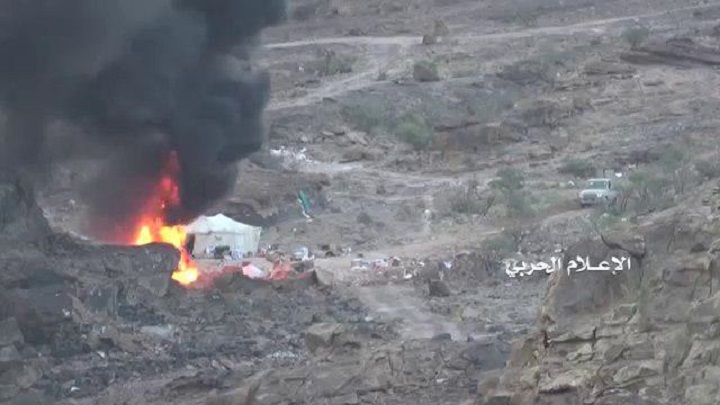 شاهد عملية نوعية على المرتزقة السودانيين في موقع الوعوع السعودي بنجران