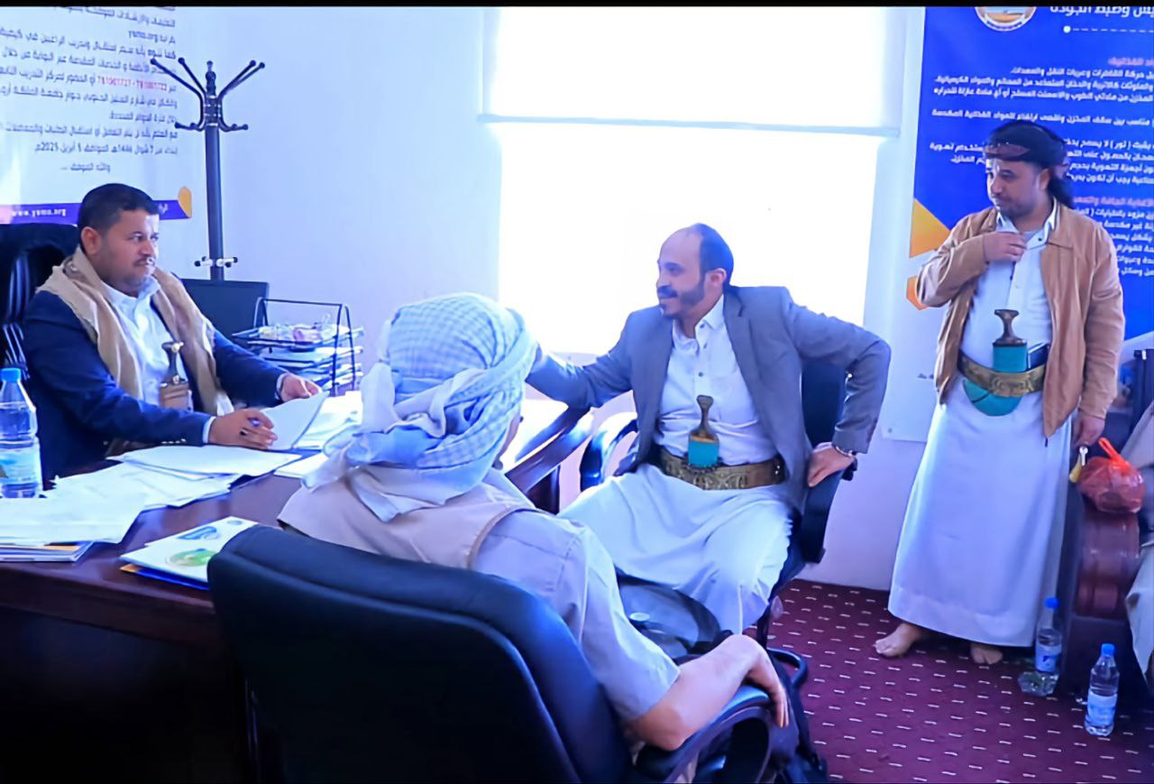 مدير عام الهيئة يطلع على سير العمل بفرع الهيئة بمحافظة صعدة