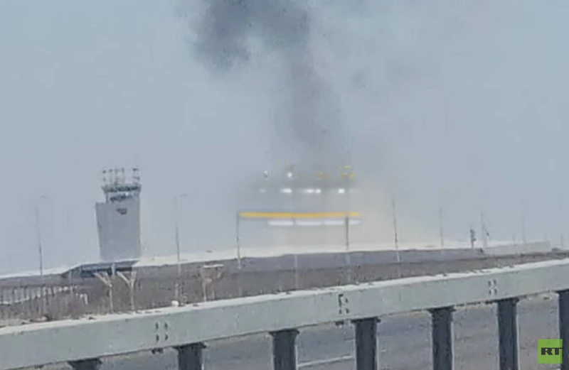 هبوط اضطراري لطائرة حربية إسرائيلية على طريق رئيسي بالساحل وإصابة الطيار