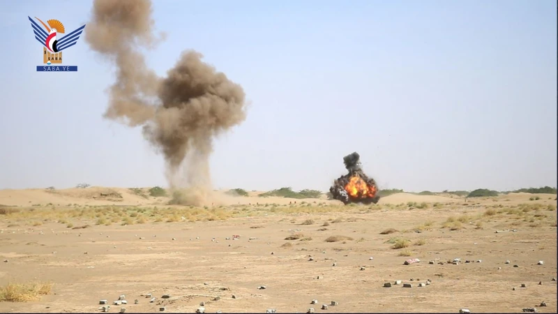 هام .. انفجارات عدوانية مكثفة بمحافظة الحديدة ..